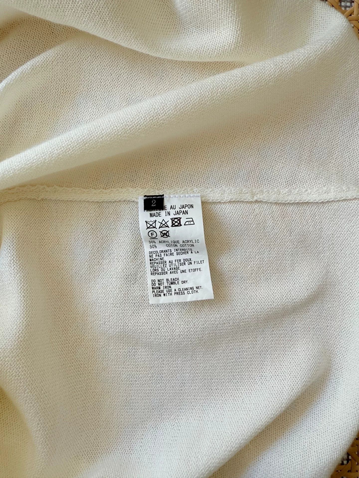 Y's Yohji Yamamoto Y's Unstructured Top Size ONE SIZE - 7 Thumbnail