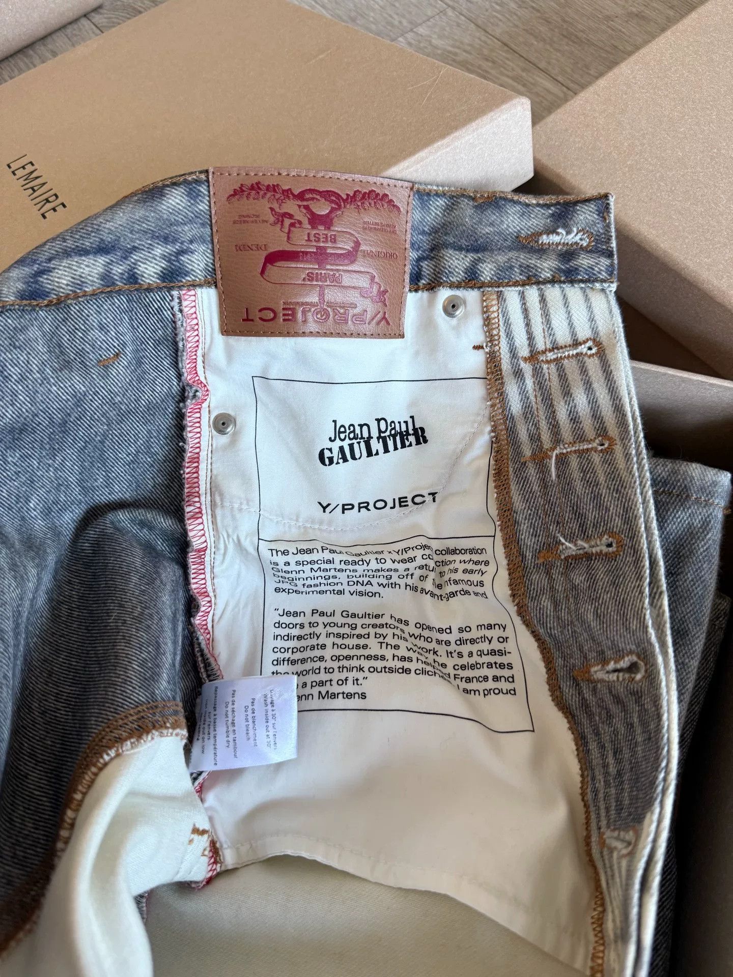 Y/Project Y/Project X Jean Paul Gaultier Muscle Jeans Size 36" / US 14 / IT 50 - 4 Thumbnail