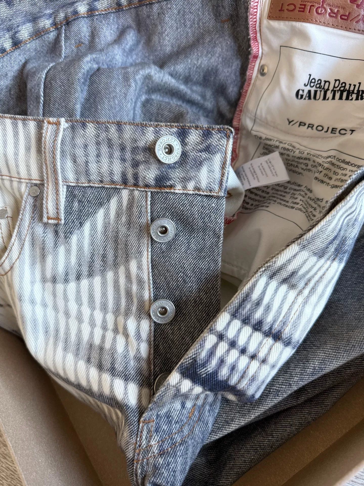 Y/Project Y/Project X Jean Paul Gaultier Muscle Jeans Size 36" / US 14 / IT 50 - 6 Thumbnail