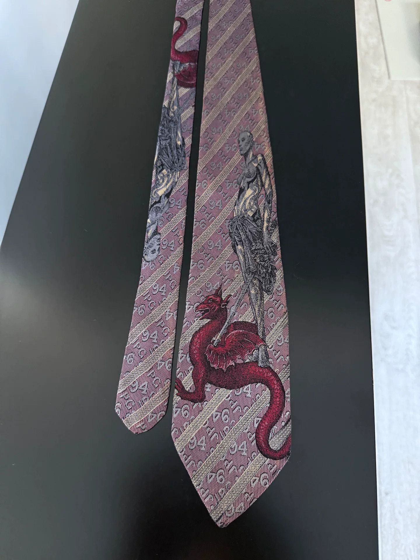 Jean Paul Gaultier Jean Paul Gaultier Sci-fi Design Tie Size ONE SIZE - 3 Thumbnail
