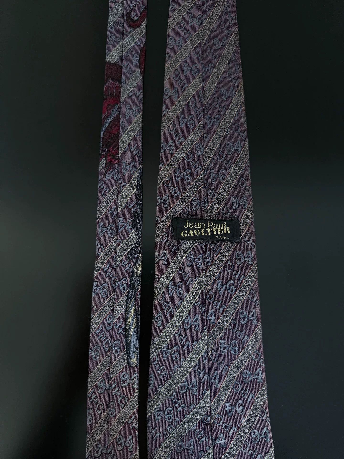 Jean Paul Gaultier Jean Paul Gaultier Sci-fi Design Tie Size ONE SIZE - 7 Thumbnail