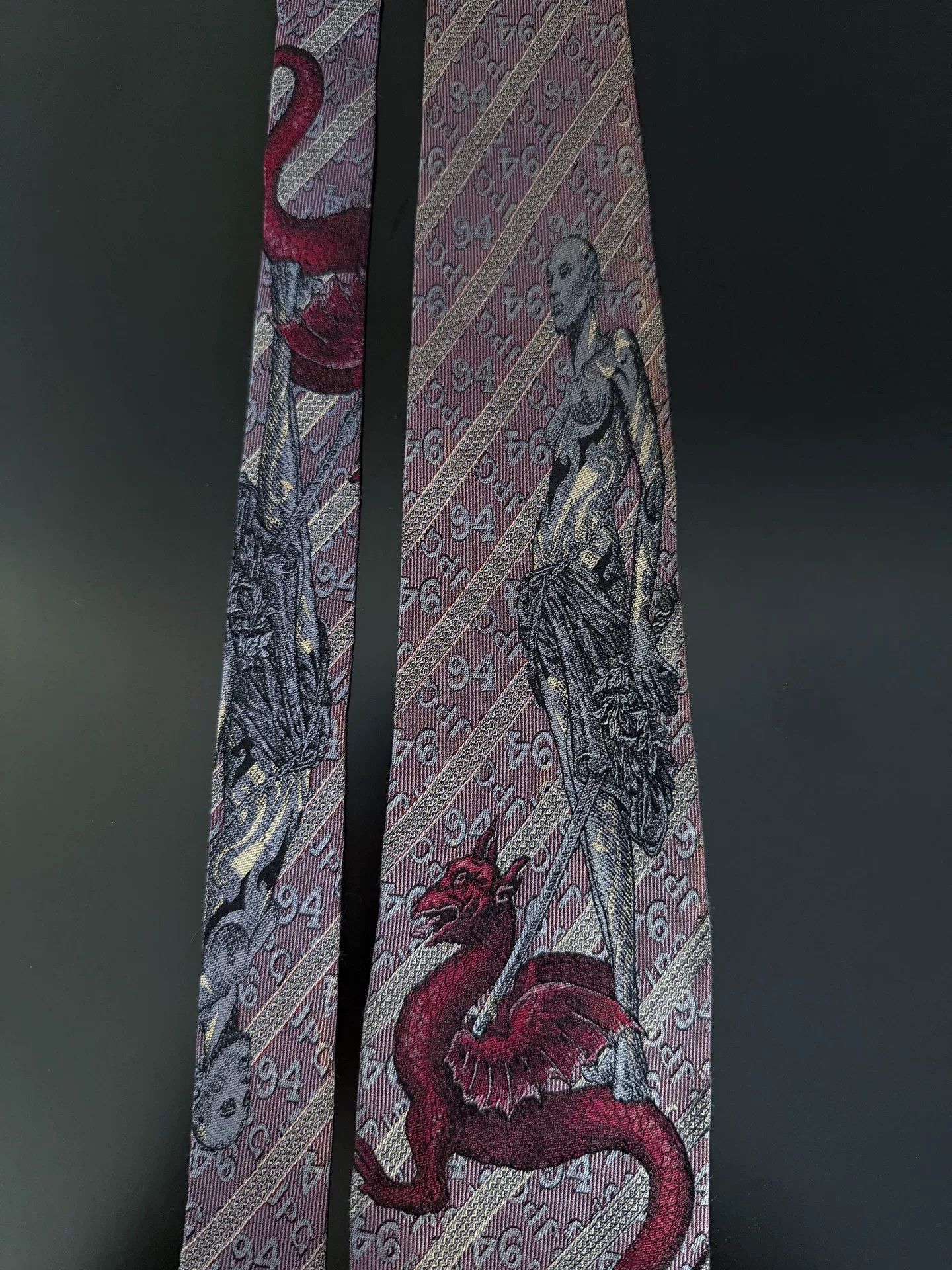 Jean Paul Gaultier Jean Paul Gaultier Sci-fi Design Tie Size ONE SIZE - 5 Thumbnail