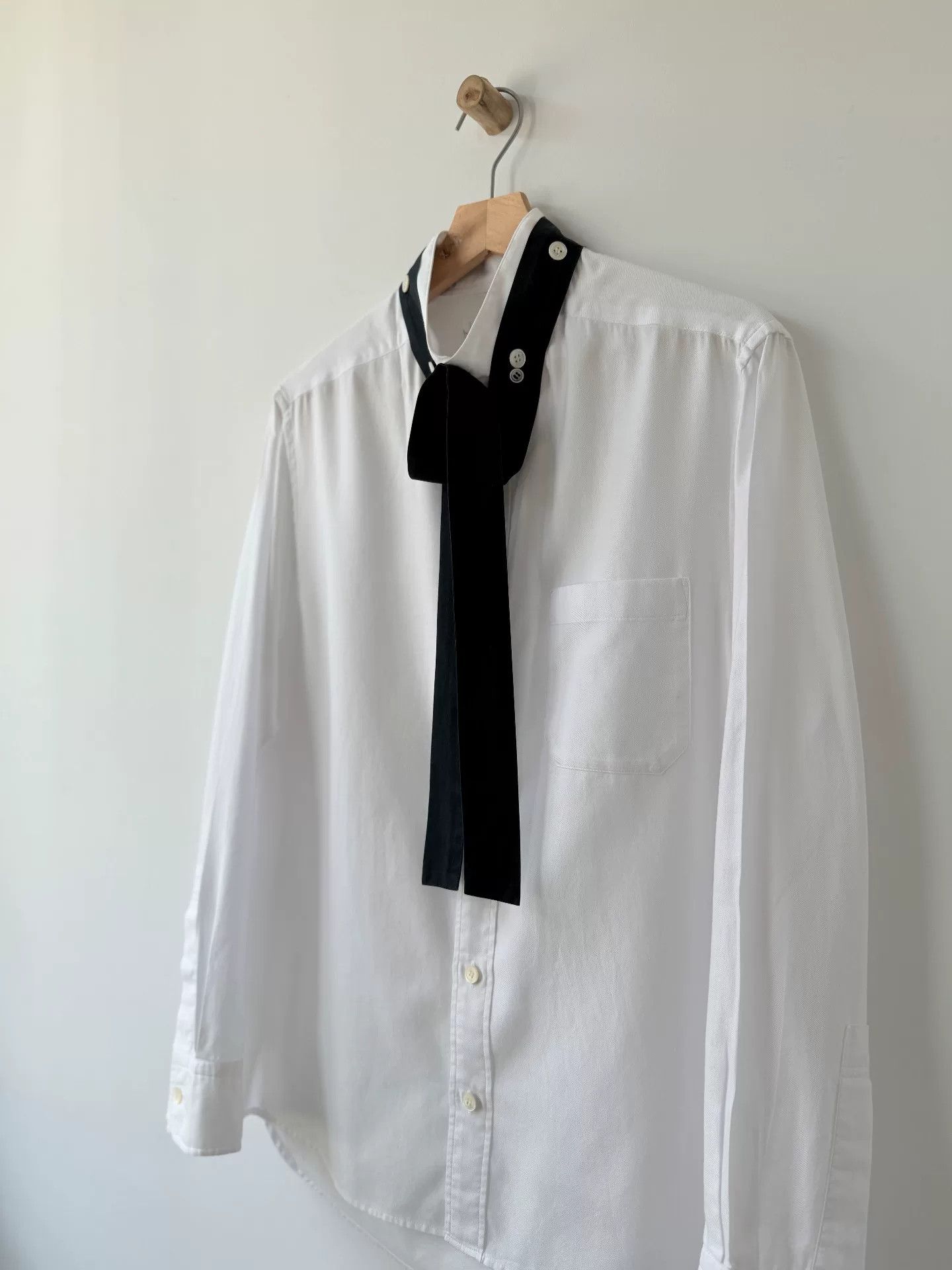 Yohji Yamamoto Yohji Yamamoto Pour Homme White Shirt Size US M / EU 48-50 / 2 - 3 Thumbnail