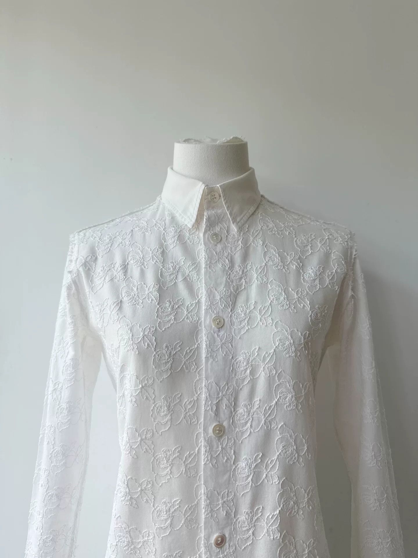 Y's Yohji Yamamoto Y's 90s Embroidered Shirt Size S / US 4 / IT 40 - 3 Thumbnail