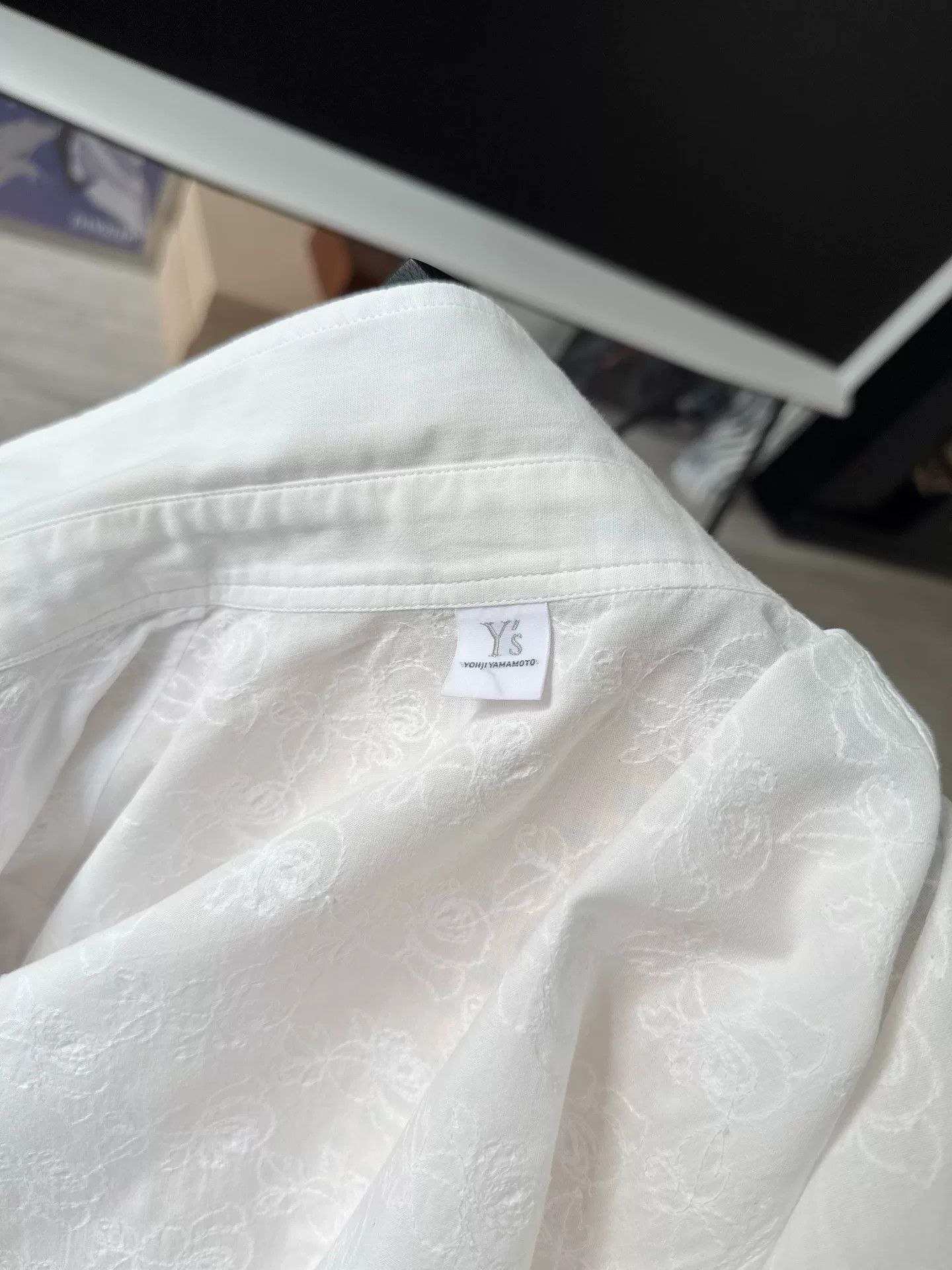 Y's Yohji Yamamoto Y's 90s Embroidered Shirt Size S / US 4 / IT 40 - 4 Thumbnail