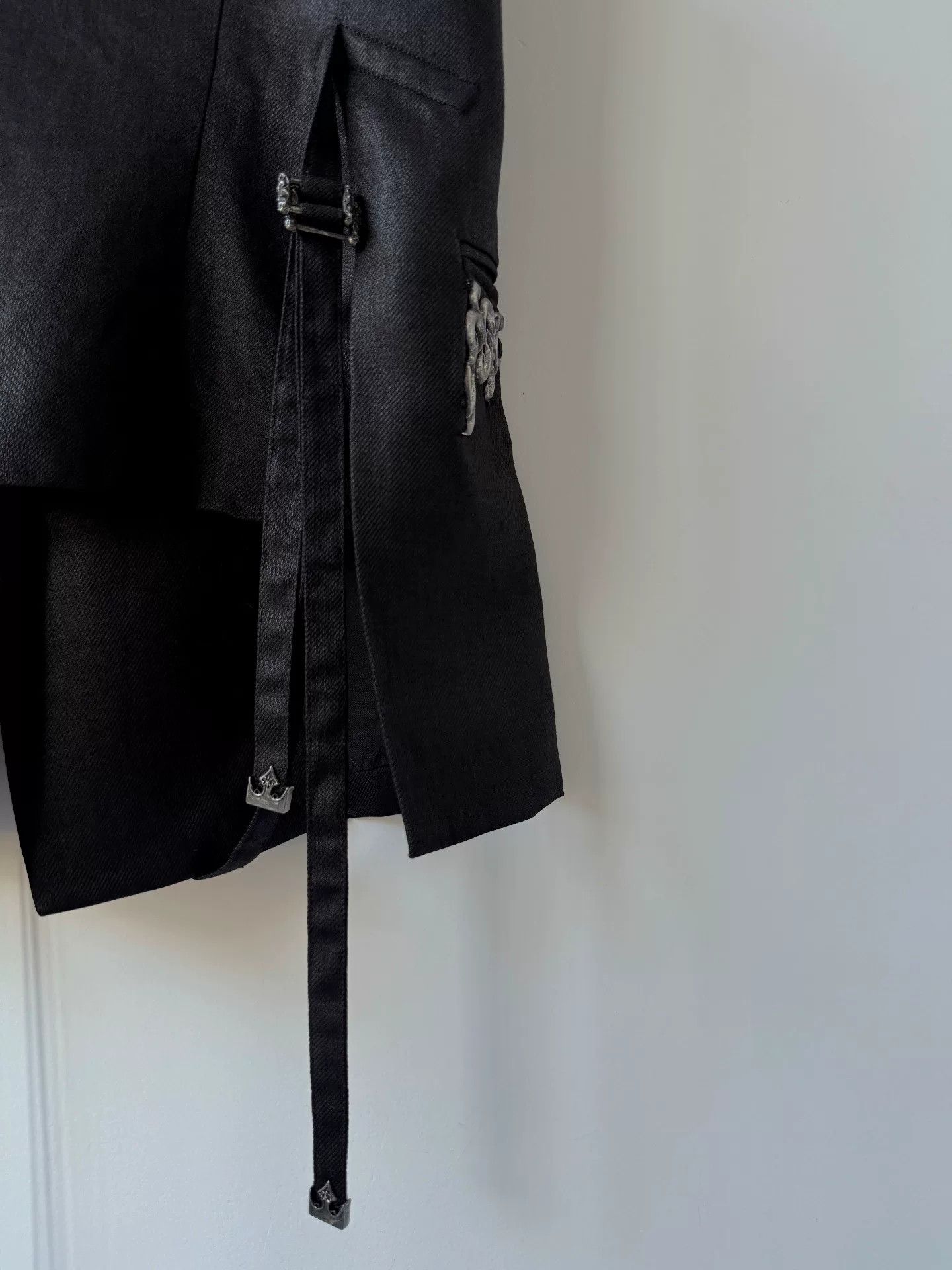 Yohji Yamamoto Yohji Yamamoto Black Linen Vest Size M / US 6-8 / IT 42-44 - 9 Thumbnail