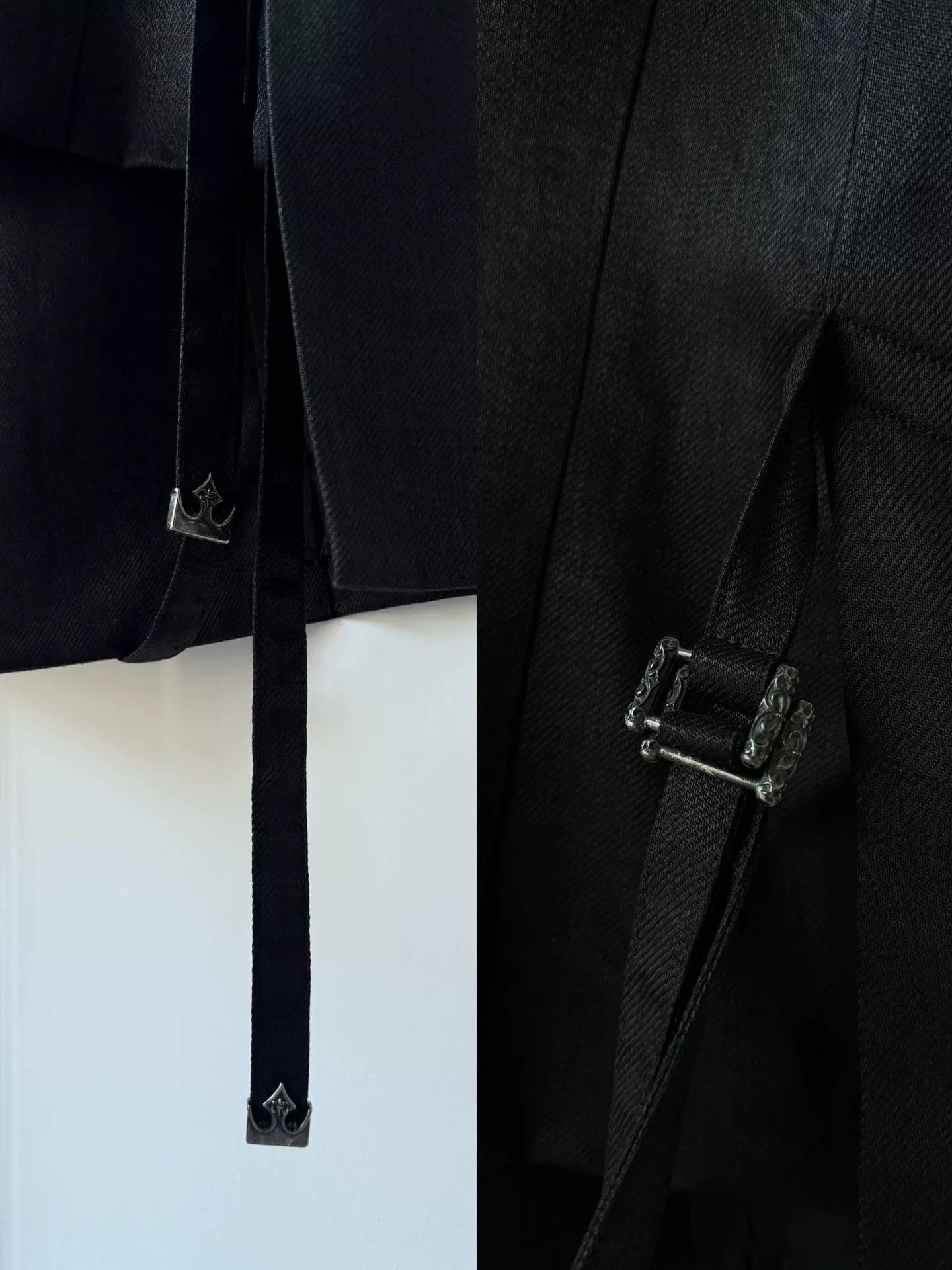 Yohji Yamamoto Yohji Yamamoto Black Linen Vest Size M / US 6-8 / IT 42-44 - 8 Thumbnail
