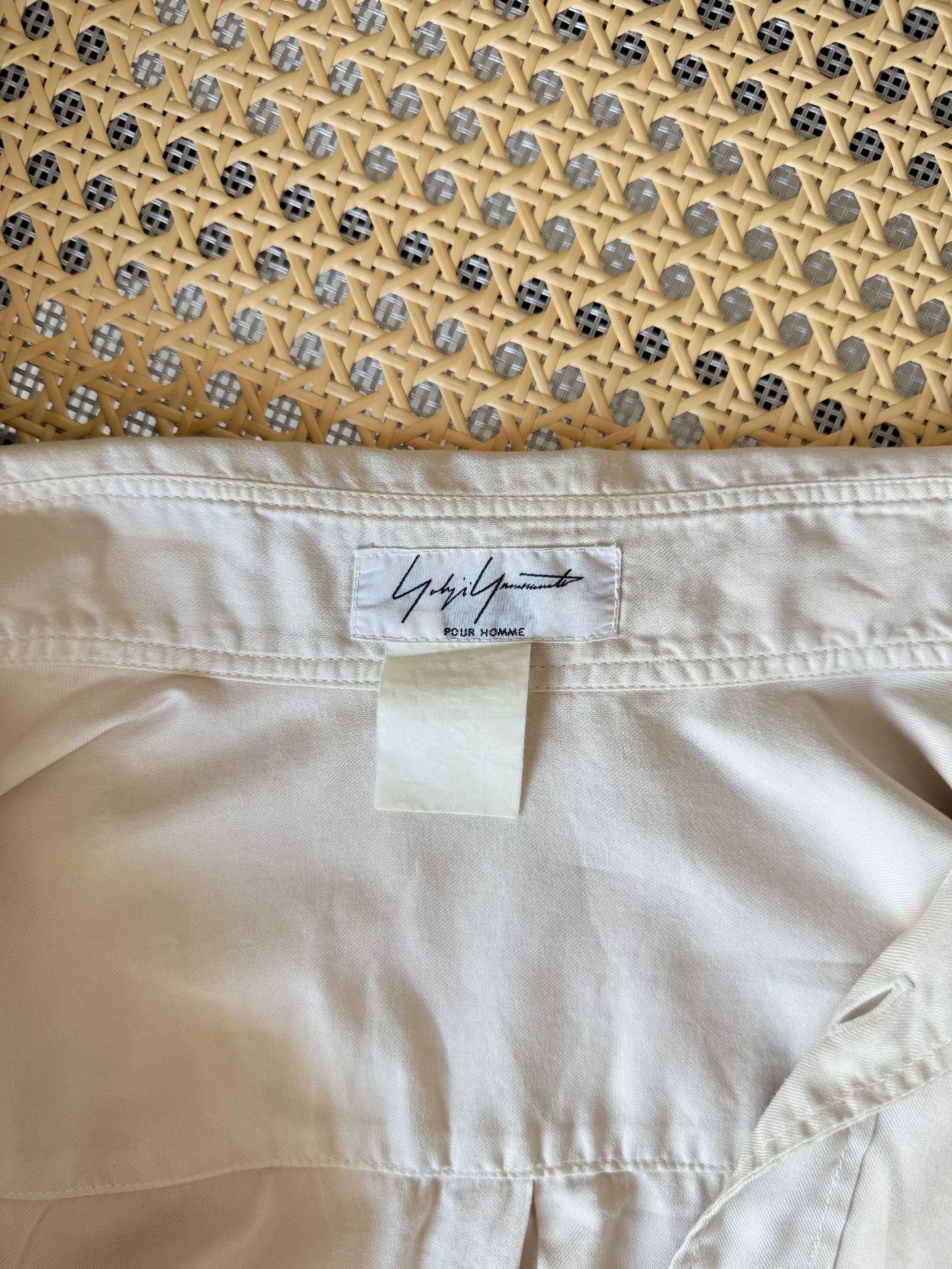 Yohji Yamamoto Yohji Yamamoto Long Sleeve Shirt for Men Size US L / EU 52-54 / 3 - 4 Thumbnail