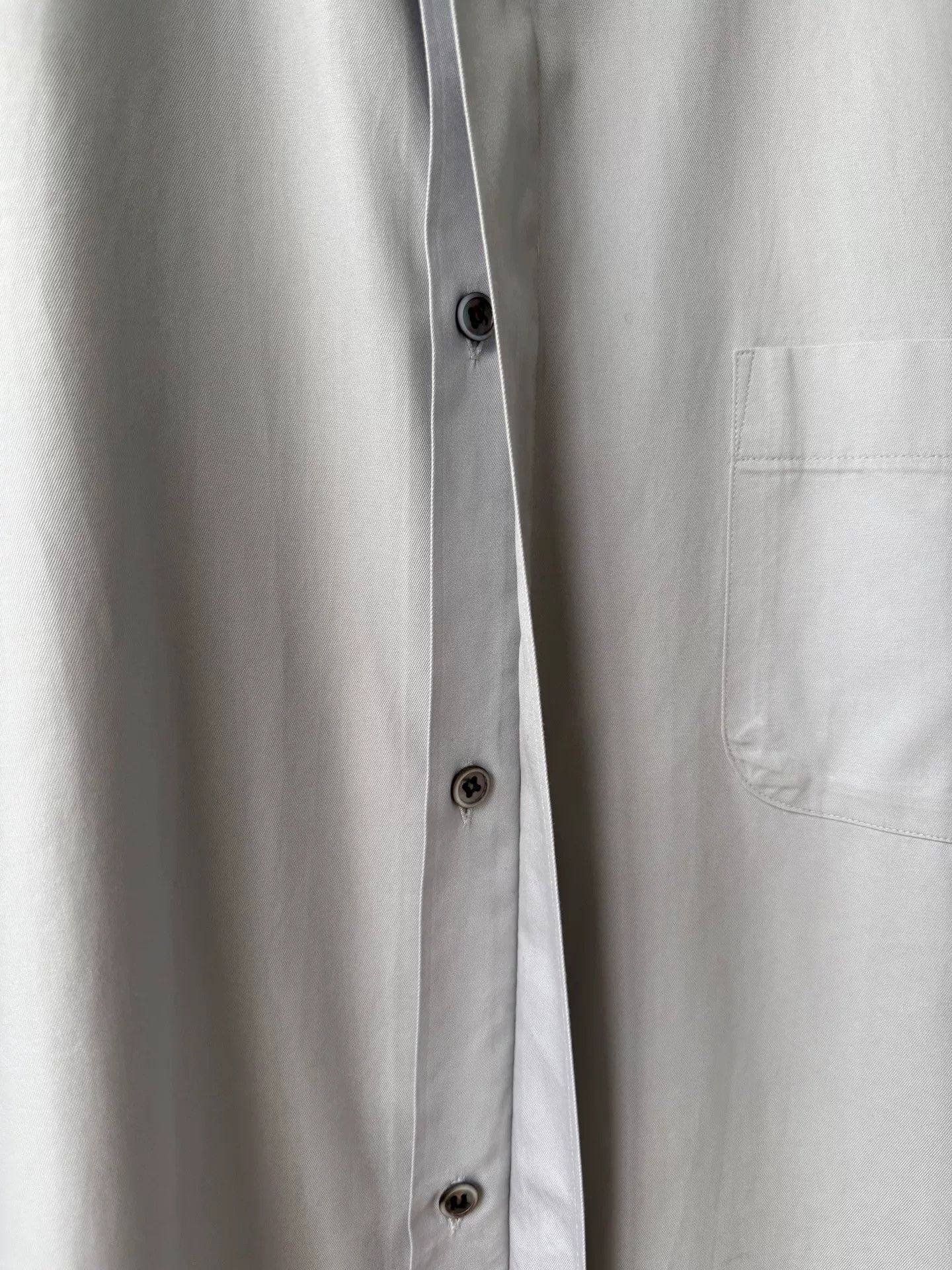 Y's for Men Yohji Yamamoto Y's Men's Gray Shirt Size US L / EU 52-54 / 3 - 5 Thumbnail