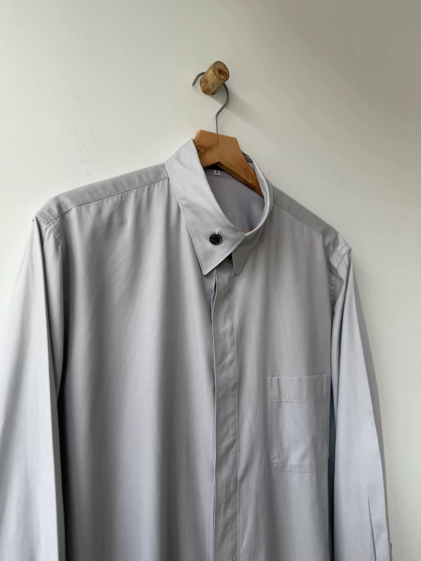 Y's for Men Yohji Yamamoto Y's Men's Gray Shirt Size US L / EU 52-54 / 3 - 2 Thumbnail