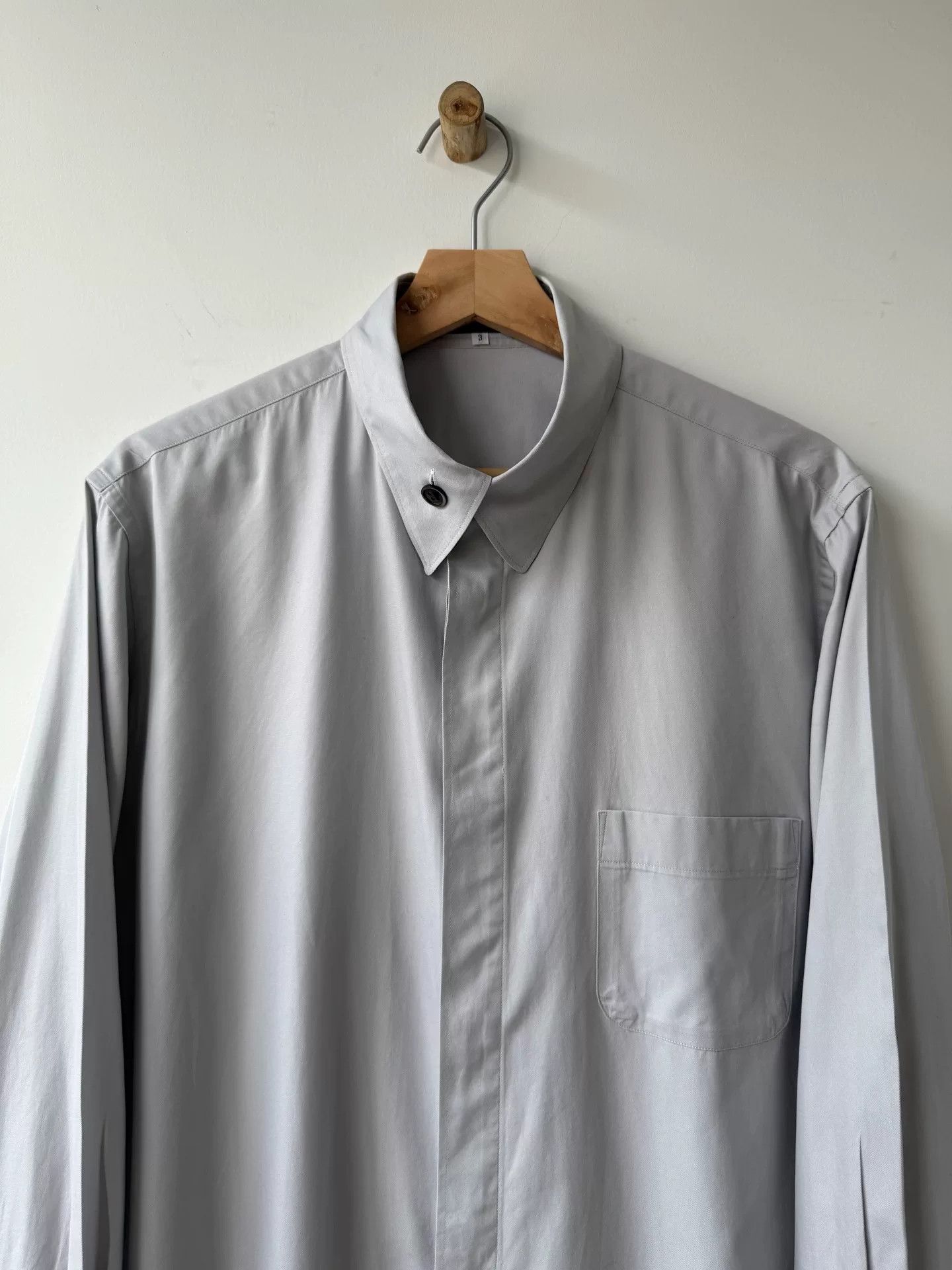 Y's for Men Yohji Yamamoto Y's Men's Gray Shirt Size US L / EU 52-54 / 3 - 3 Thumbnail