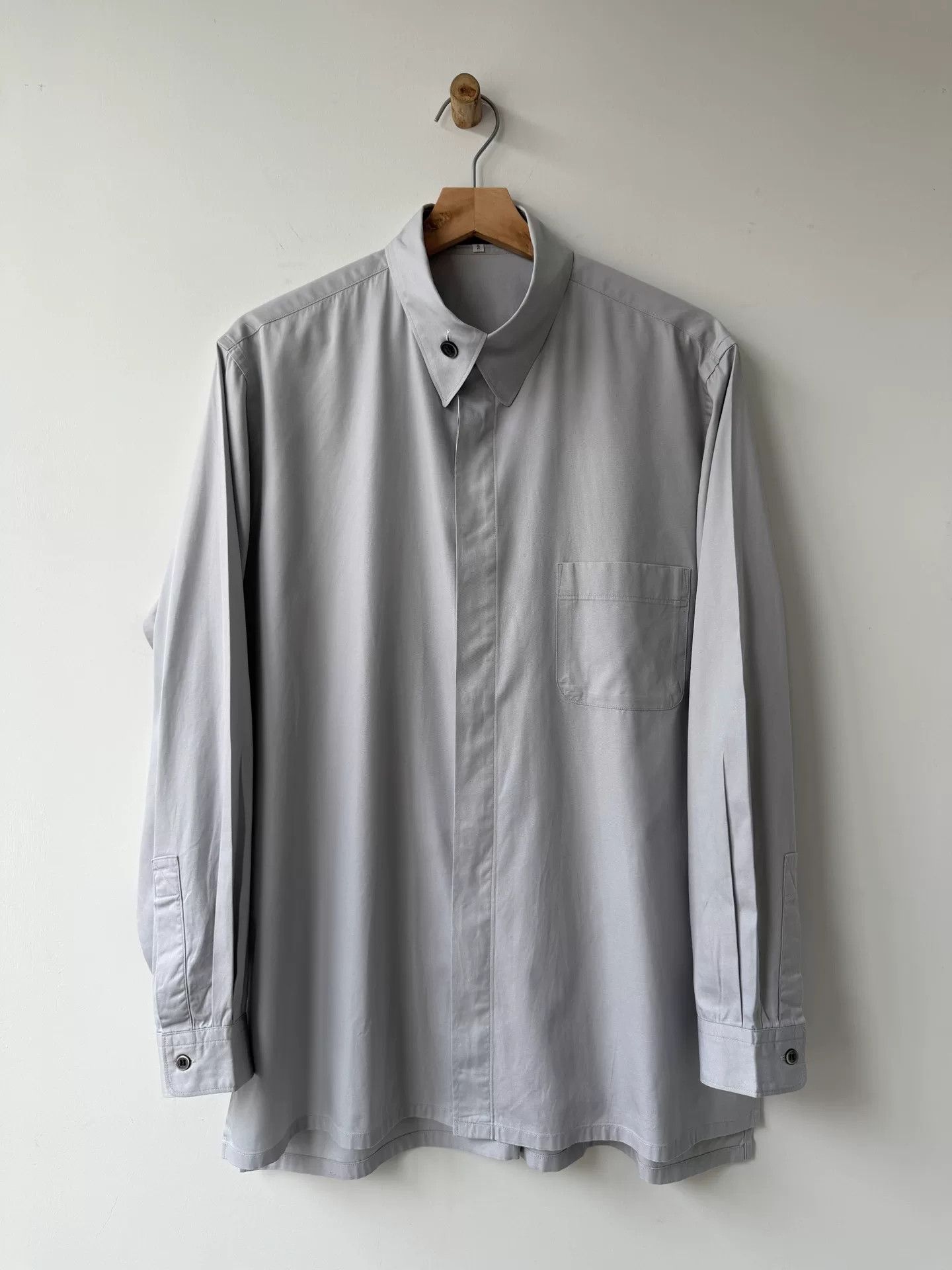 Y's for Men Yohji Yamamoto Y's Men's Gray Shirt Size US L / EU 52-54 / 3 - 7 Thumbnail