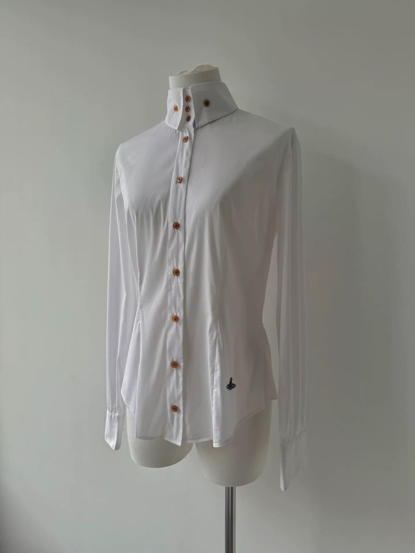 Vivienne Westwood vivienne westwood white button-up shirt Size US M / EU 48-50 / 2 - 2 Thumbnail