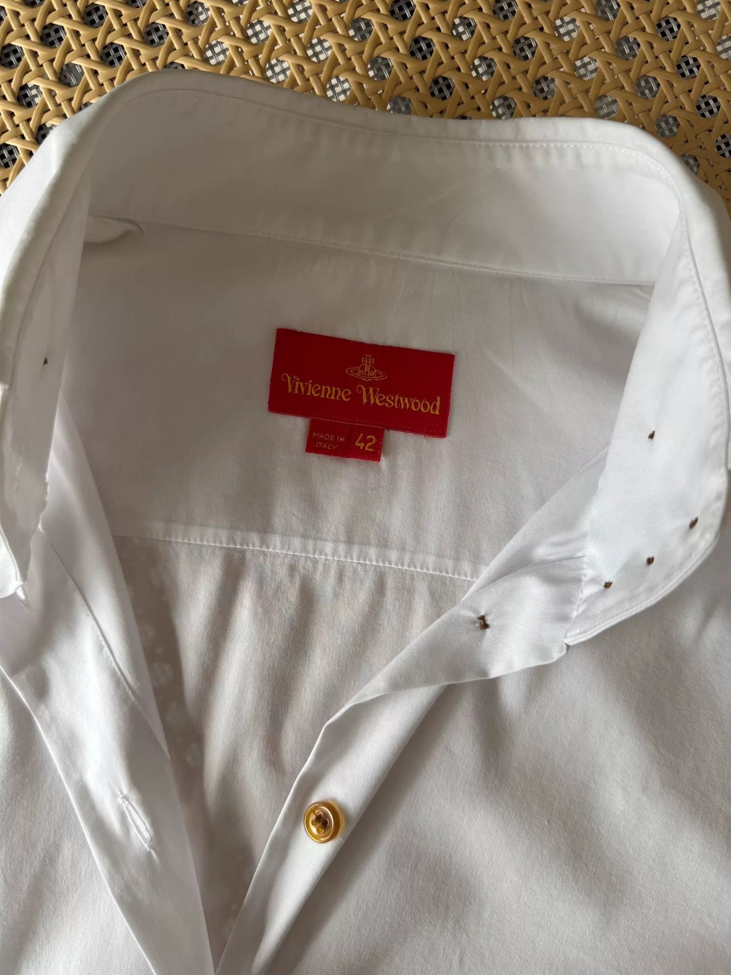 Vivienne Westwood vivienne westwood white button-up shirt Size US M / EU 48-50 / 2 - 3 Thumbnail