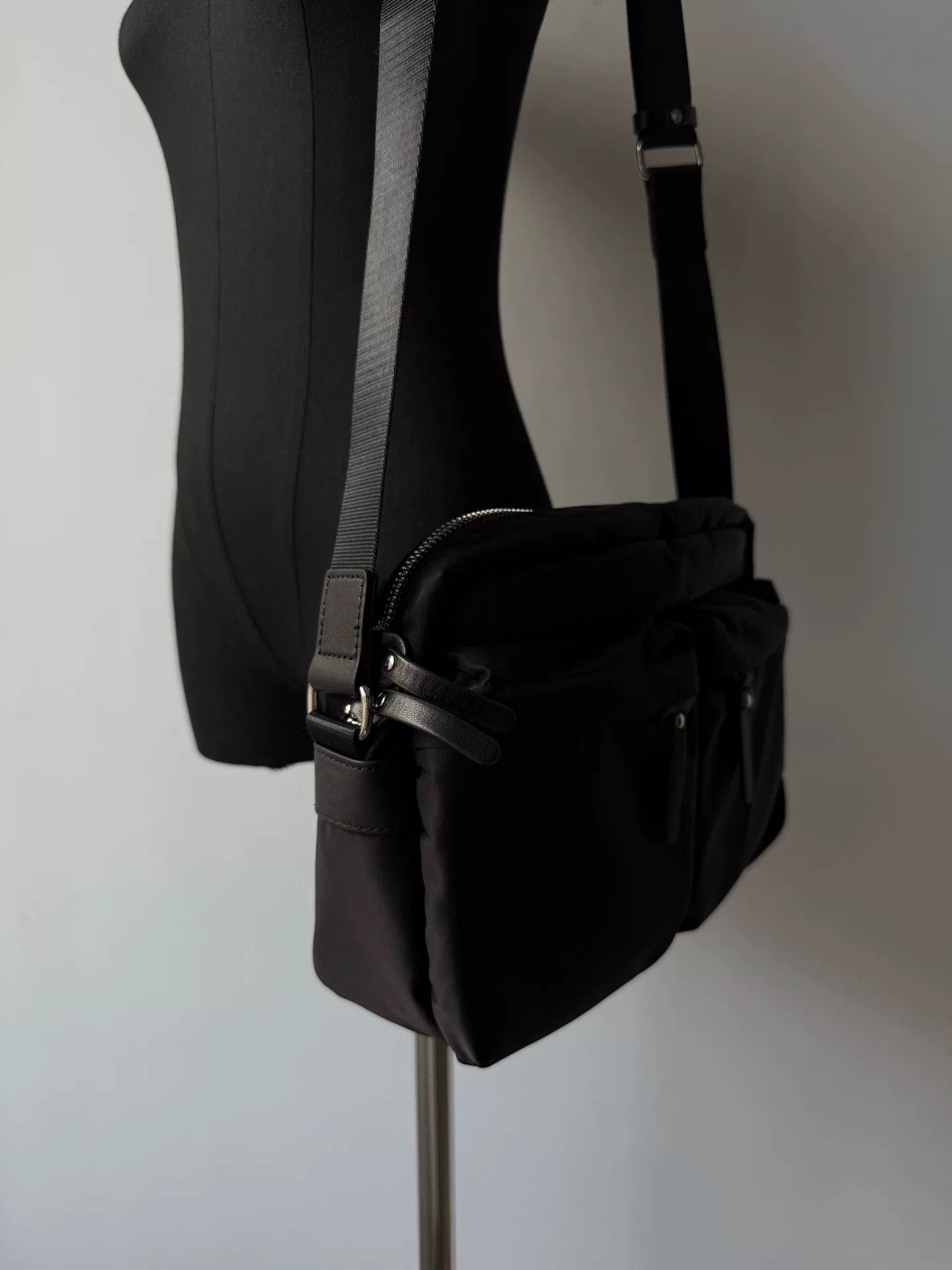 Y's y'saccs black messenger crossbody bag Size ONE SIZE - 6 Thumbnail