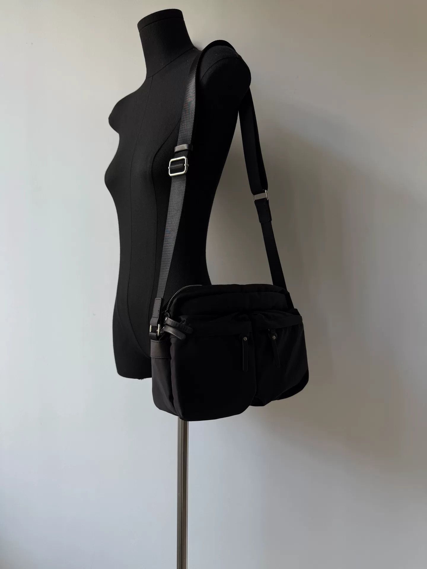 Y's y'saccs black messenger crossbody bag Size ONE SIZE - 3 Thumbnail