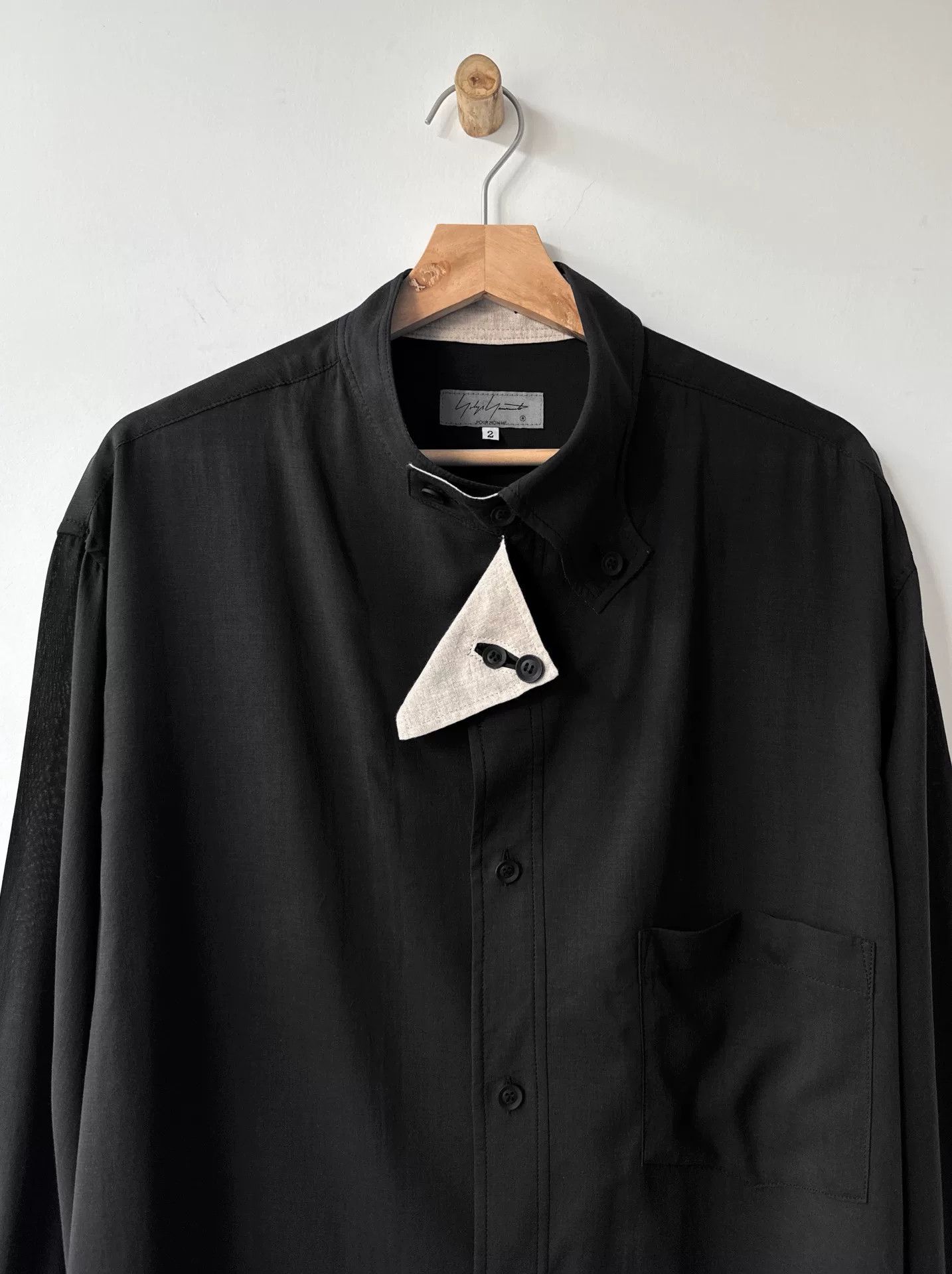 Yohji Yamamoto Yohji Yamamoto Pour Homme 2022SS Shirt Size US M / EU 48-50 / 2 - 3 Thumbnail
