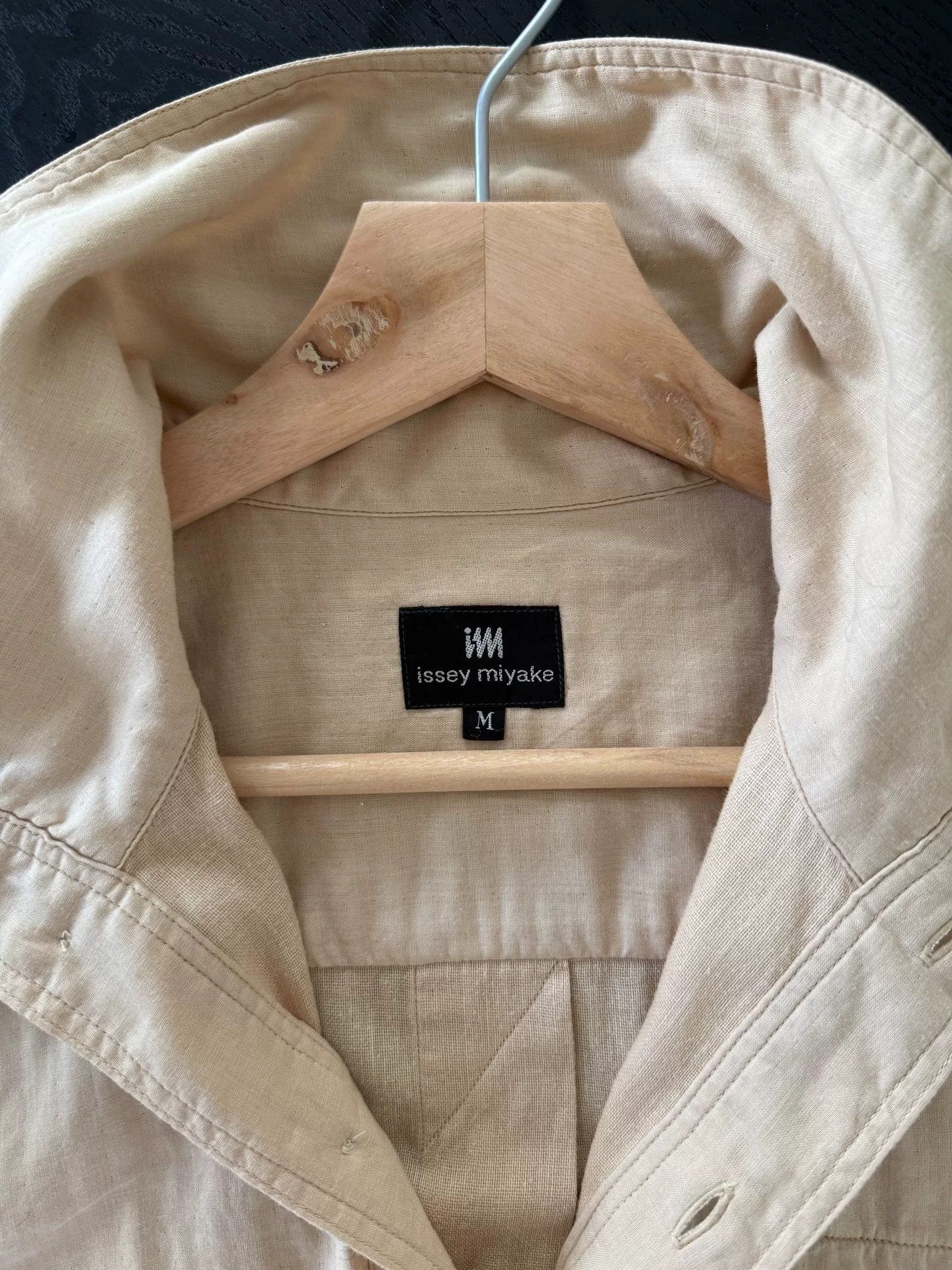 Issey Miyake issey miyake beige oversized collar shirt Size US M / EU 48-50 / 2 - 3 Thumbnail