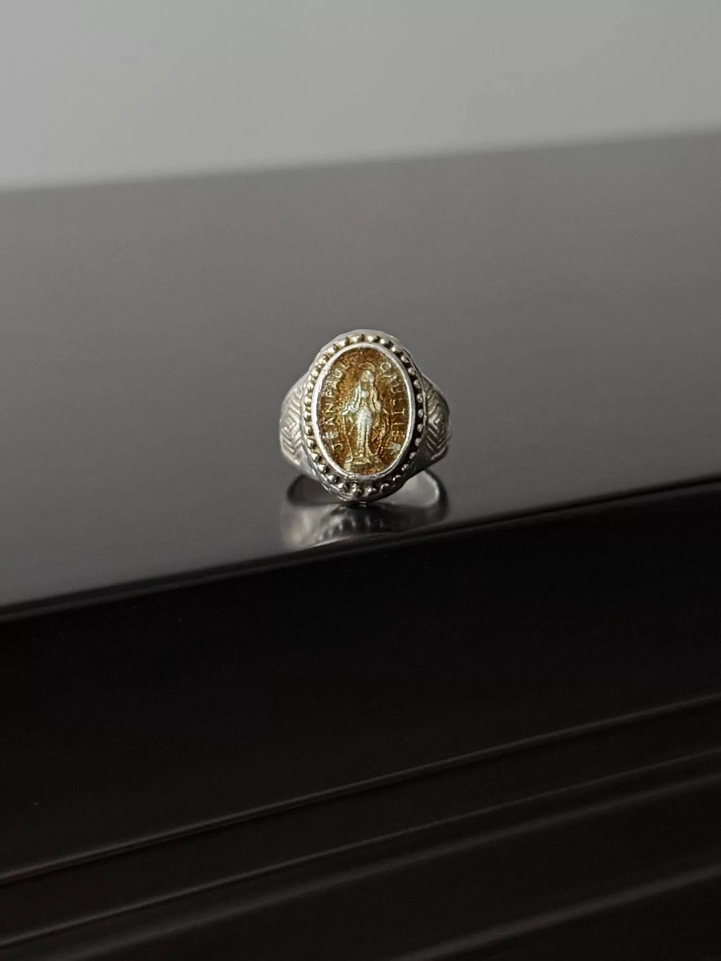 Jean Paul Gaultier Jean Paul Gaultier Virgin Mary Ring Size ONE SIZE - 2 Thumbnail