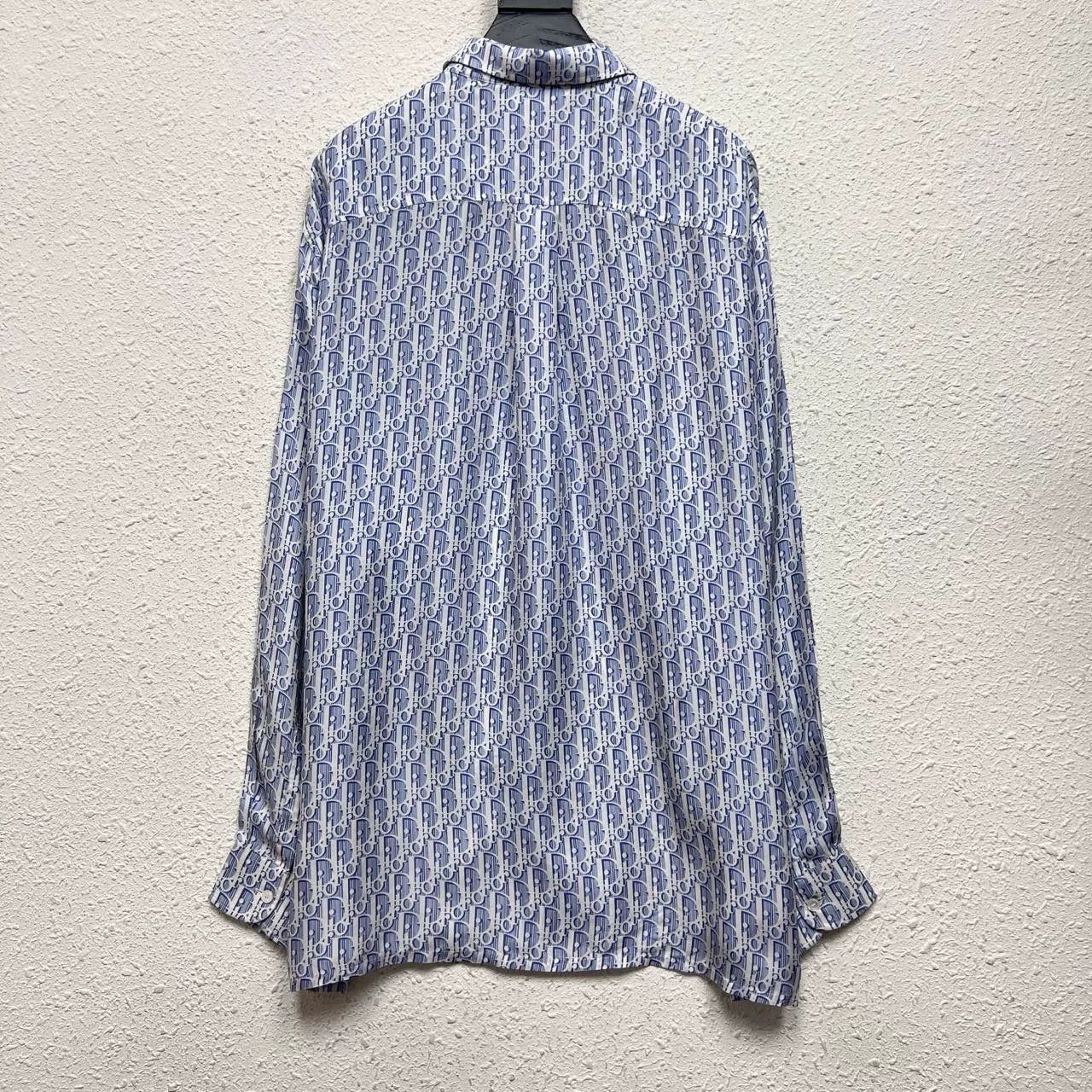 Dior dior logo silk shirt in new condition Size US M / EU 48-50 / 2 - 2 Thumbnail