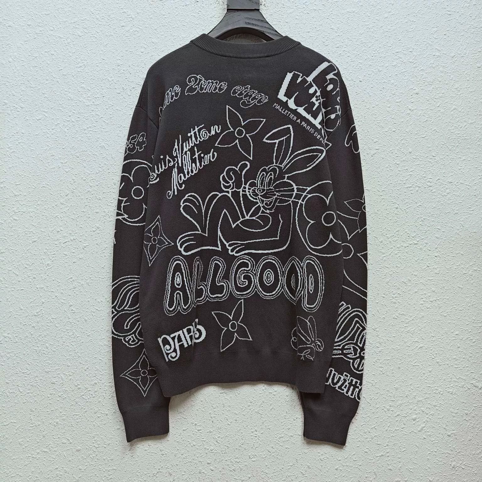 Louis Vuitton louis vuitton rabbit embroidery knit sweatshirt Size S / US 4 / IT 40 - 2 Thumbnail