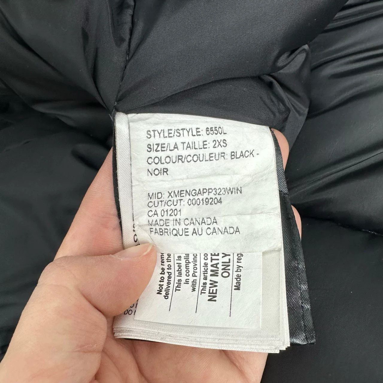 Canada Goose black parka coat with hood Size XXS / US 00 / IT 34 - 5 Thumbnail
