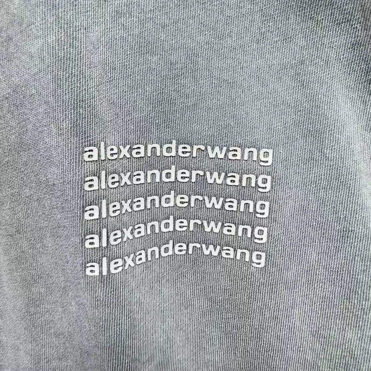 Alexander Wang alexander wang logo long sleeve in blue gray Size US XL / EU 56 / 4 - 3 Thumbnail