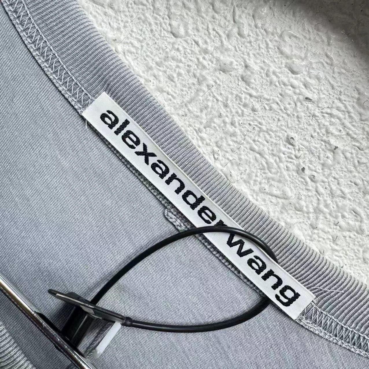 Alexander Wang alexander wang logo long sleeve in blue gray Size US XL / EU 56 / 4 - 4 Thumbnail