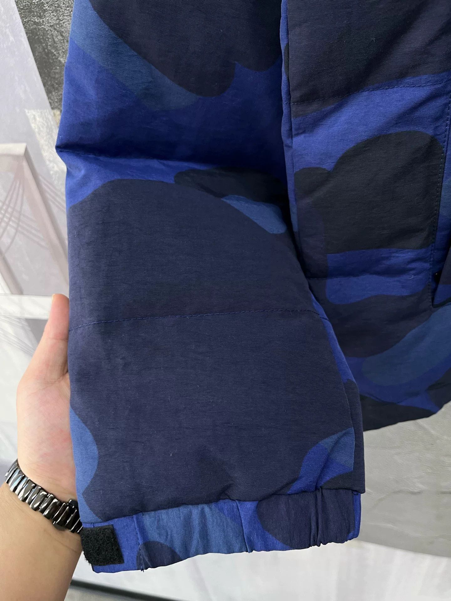 Bape bape blue camo puffer jacket xl size Size US XL / EU 56 / 4 - 3 Thumbnail