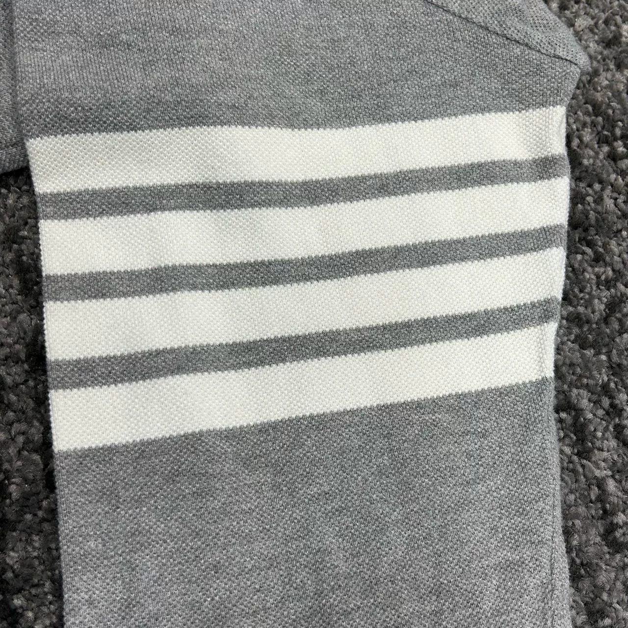 Thom Browne thom browne gray long sleeve wool sweater Size US XS / EU 42 / 0 - 6 Thumbnail
