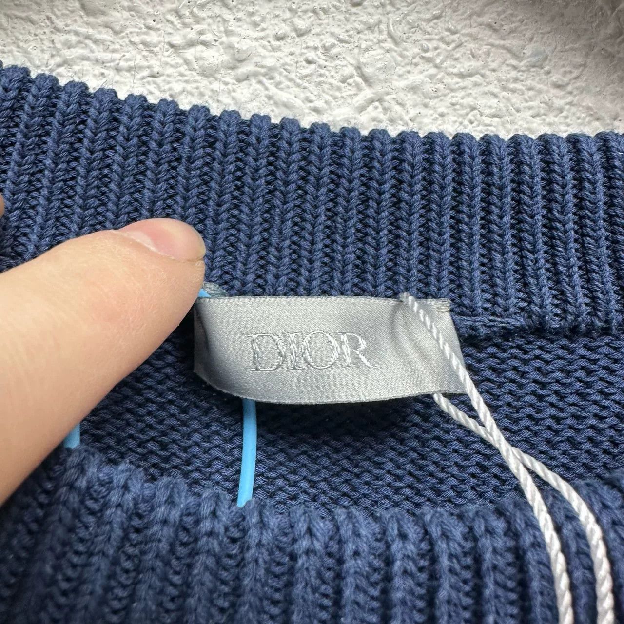 Dior dior knitted sweater with logo accents Size US L / EU 52-54 / 3 - 4 Thumbnail