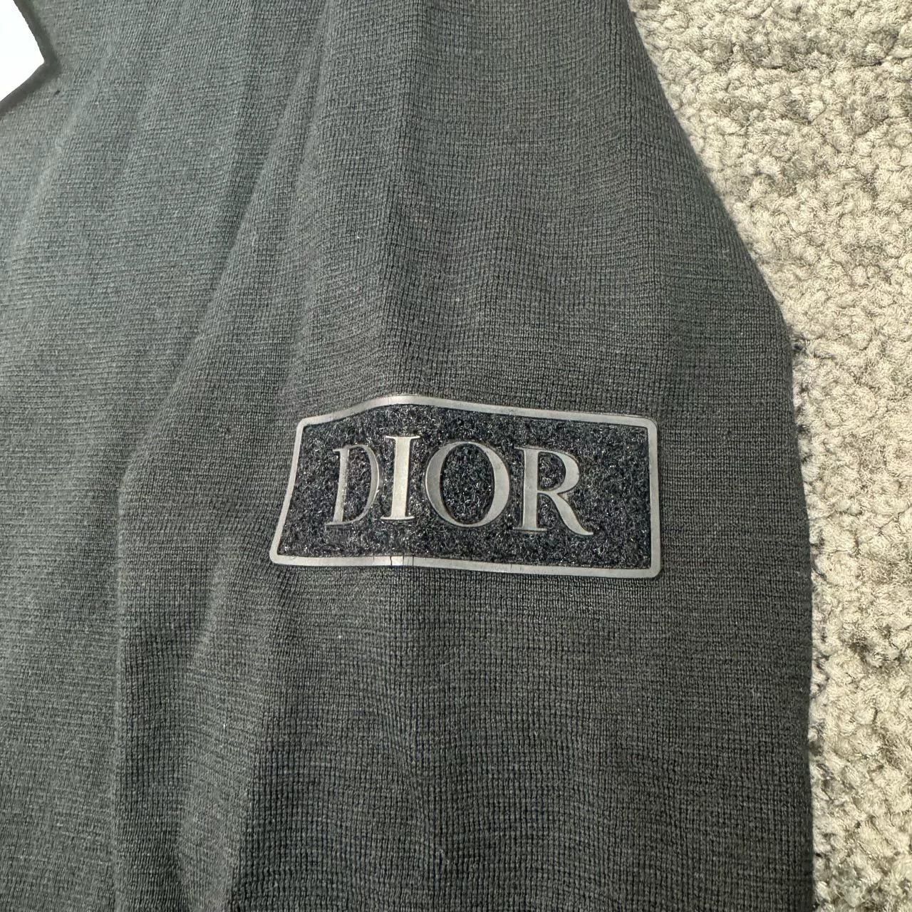 Dior black embroidered cashmere knit sweater Size XS / US 0-2 / IT 36-38 - 4 Thumbnail