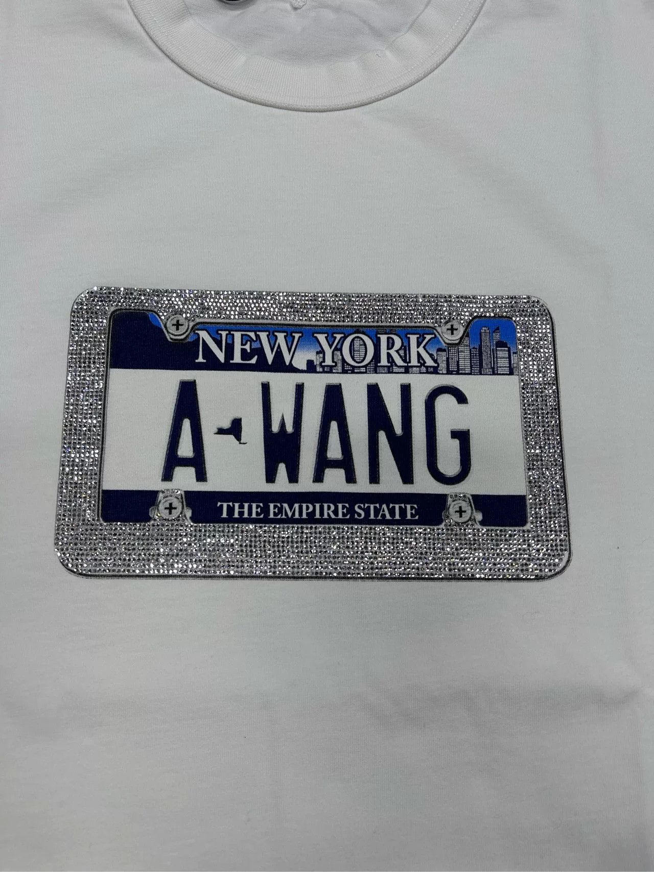 Alexander Wang alexander wang crystal logo short sleeve t-shirt Size US M / EU 48-50 / 2 - 3 Thumbnail