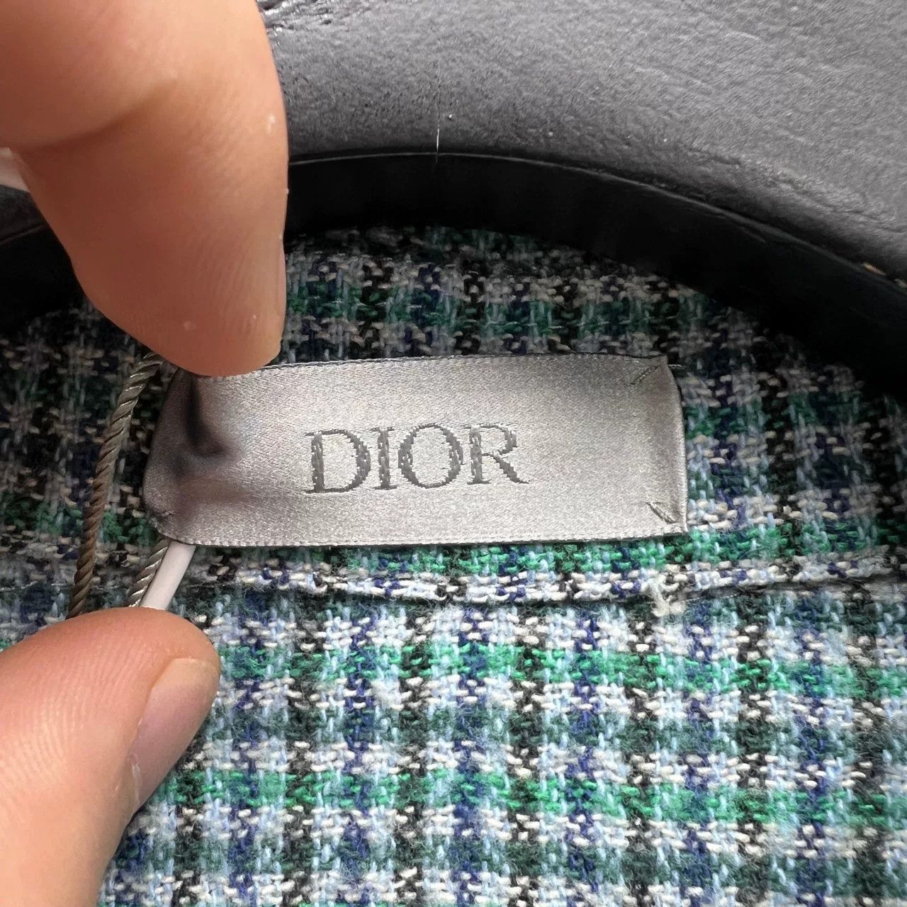 Dior dior ss23 embroidered logo plaid long sleeve shirt Size US M / EU 48-50 / 2 - 3 Thumbnail