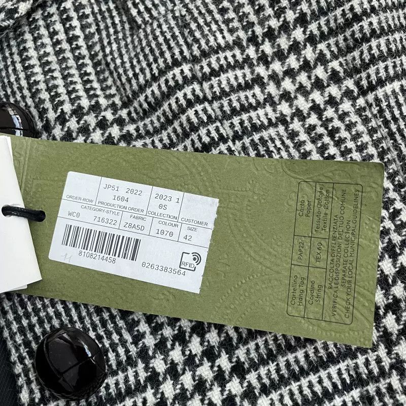 Gucci gucci fw22 checked print collar jacket Size L / US 10 / IT 46 - 6 Thumbnail