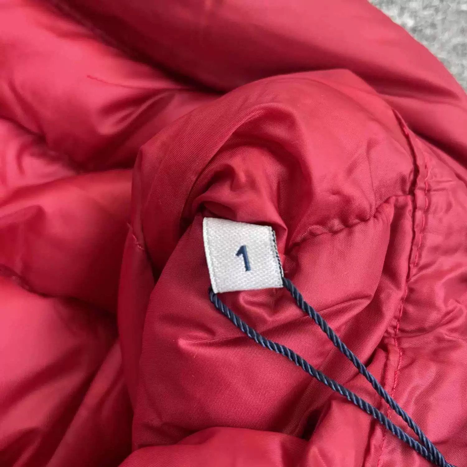 Moncler slim red down vest by Moncler Size US XS / EU 42 / 0 - 5 Thumbnail