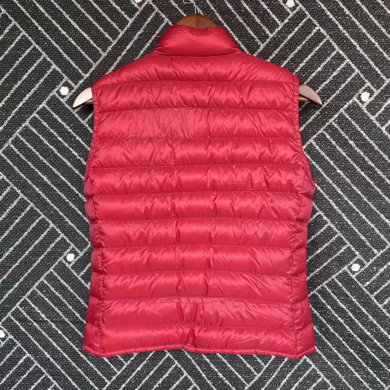 Moncler slim red down vest by Moncler Size US XS / EU 42 / 0 - 2 Thumbnail