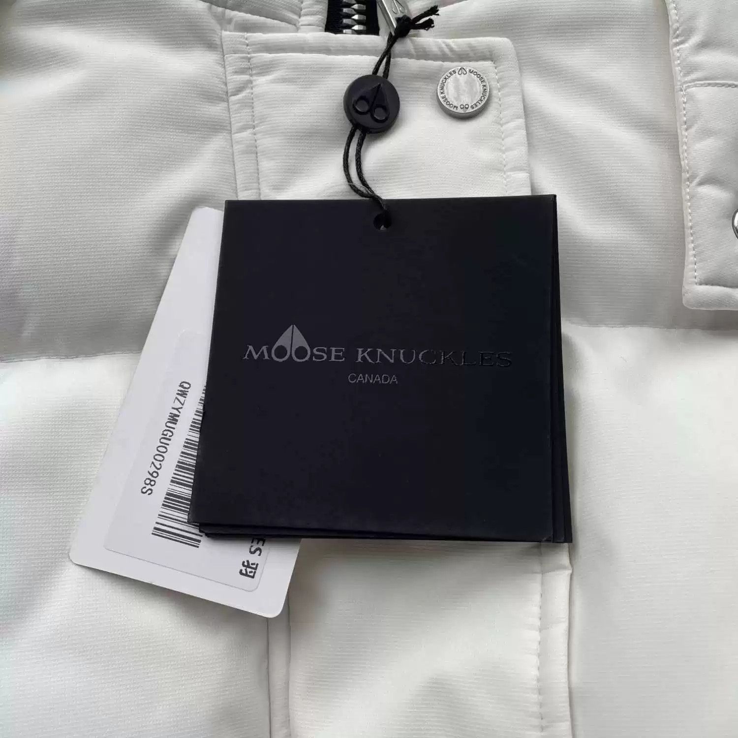 Moose Knuckles white belted knee-length down jacket Size S / US 4 / IT 40 - 3 Thumbnail