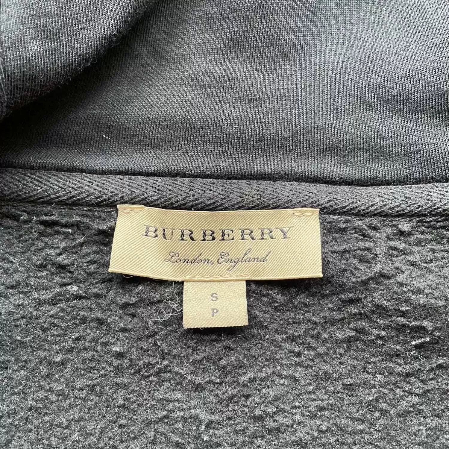 Burberry black burberry logo embroidered hoodie for men Size US S / EU 44-46 / 1 - 4 Thumbnail