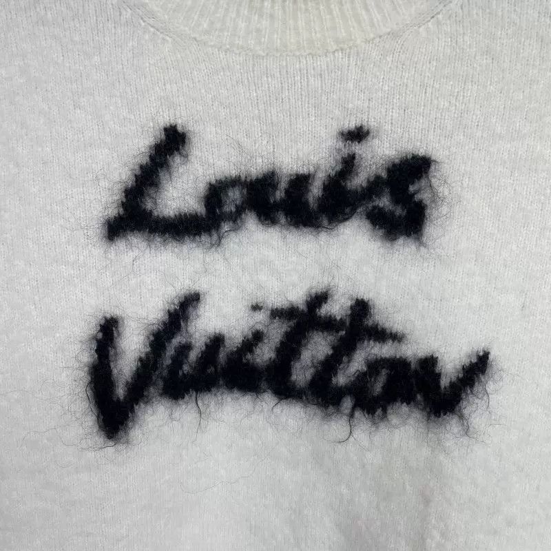 Louis Vuitton louis vuitton white cashmere knitted top Size M / US 6-8 / IT 42-44 - 3 Thumbnail