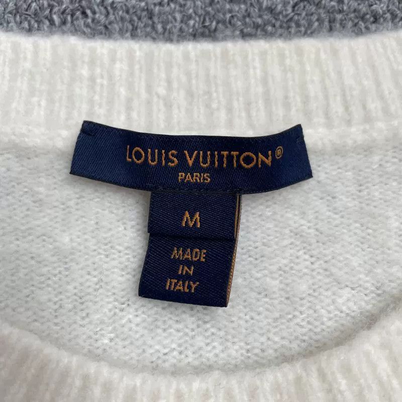 Louis Vuitton louis vuitton white cashmere knitted top Size M / US 6-8 / IT 42-44 - 4 Thumbnail