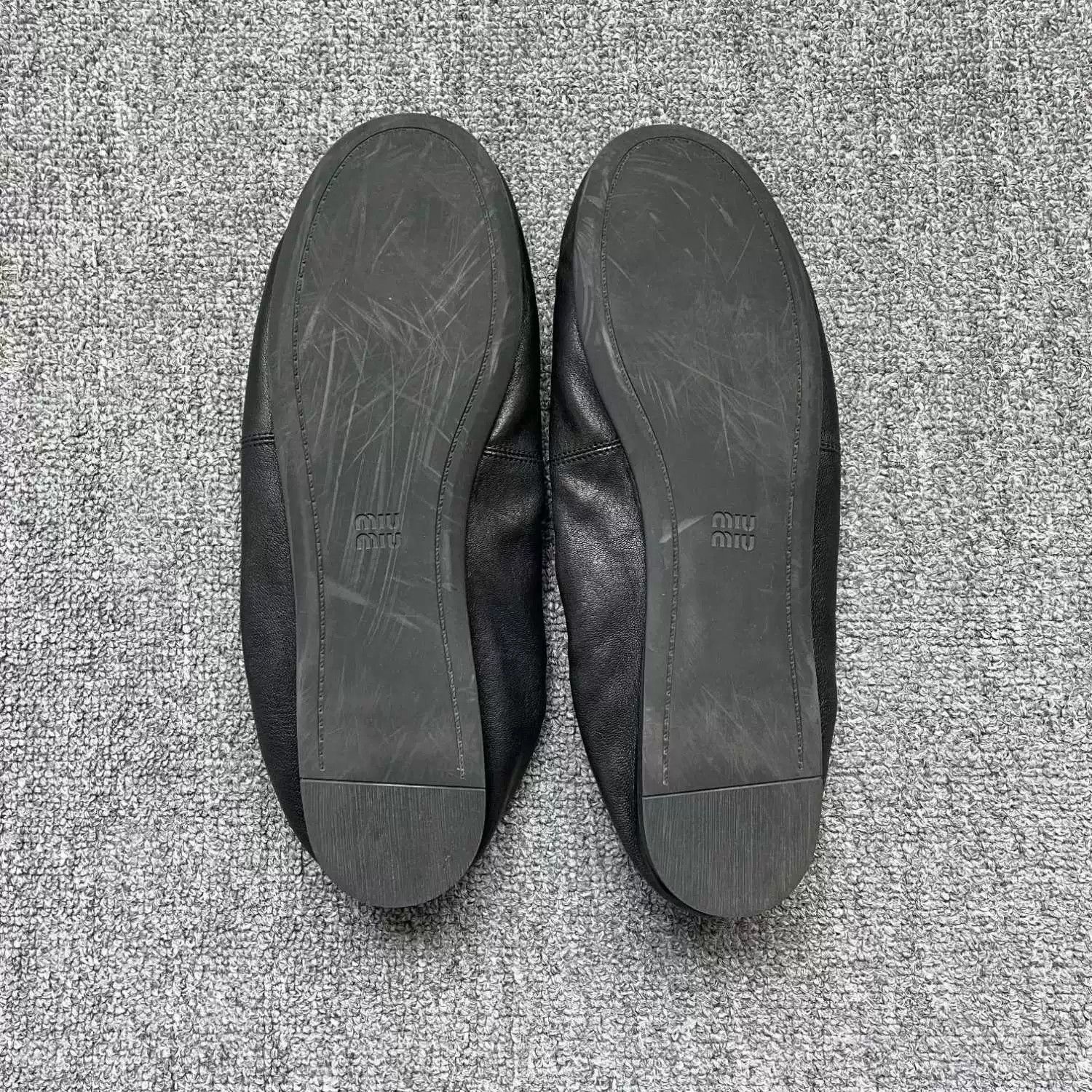 Miu Miu Miu Miu Ruches Nappa Leather Ballet Flats Size US 9 / IT 39 - 7 Thumbnail