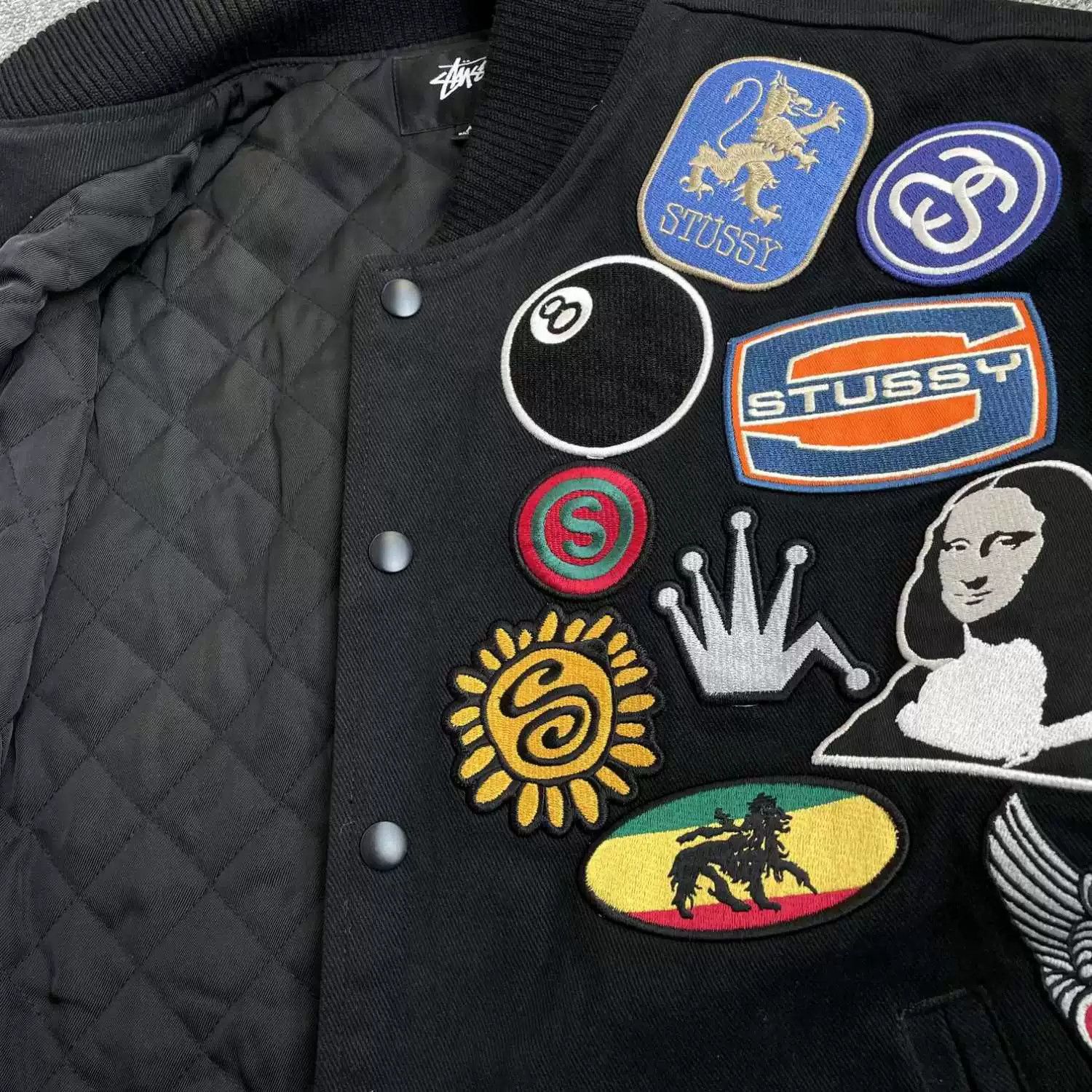 Stussy stussy ss22 vintage baseball jacket for men Size US M / EU 48-50 / 2 - 4 Thumbnail