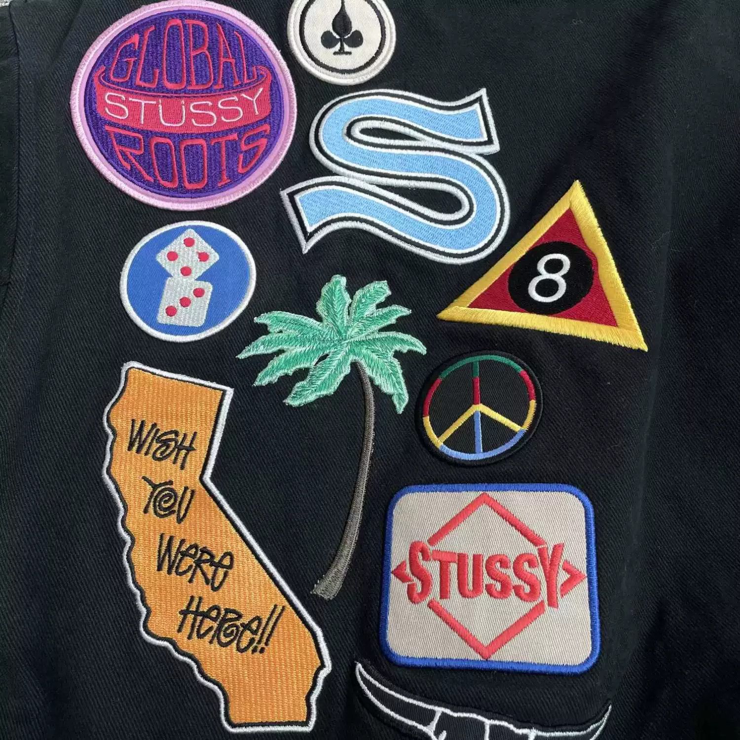 Stussy stussy ss22 vintage baseball jacket for men Size US M / EU 48-50 / 2 - 3 Thumbnail