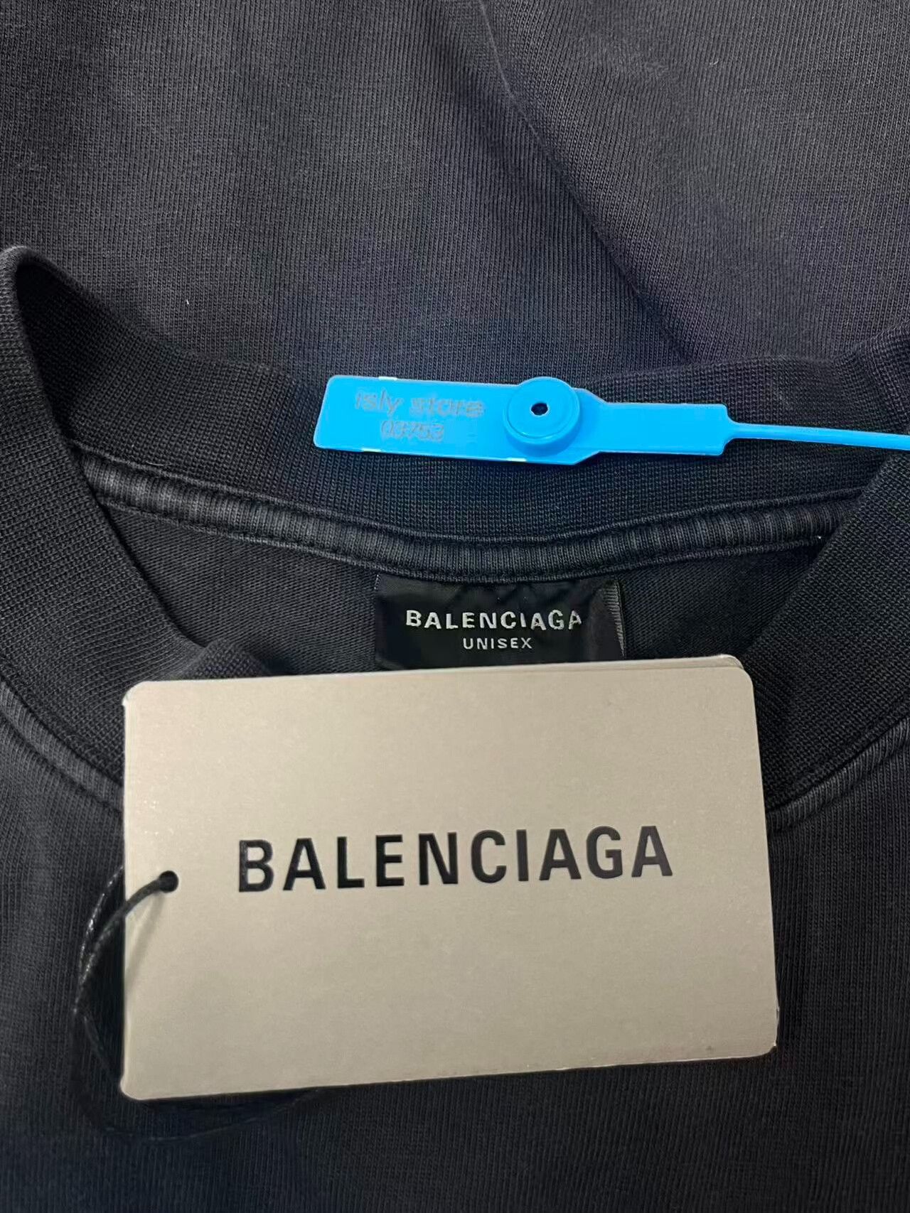 Balenciaga Balenciaga Long Sleeve Graphic Sweatshirt in Gray Size US M / EU 48-50 / 2 - 4 Thumbnail