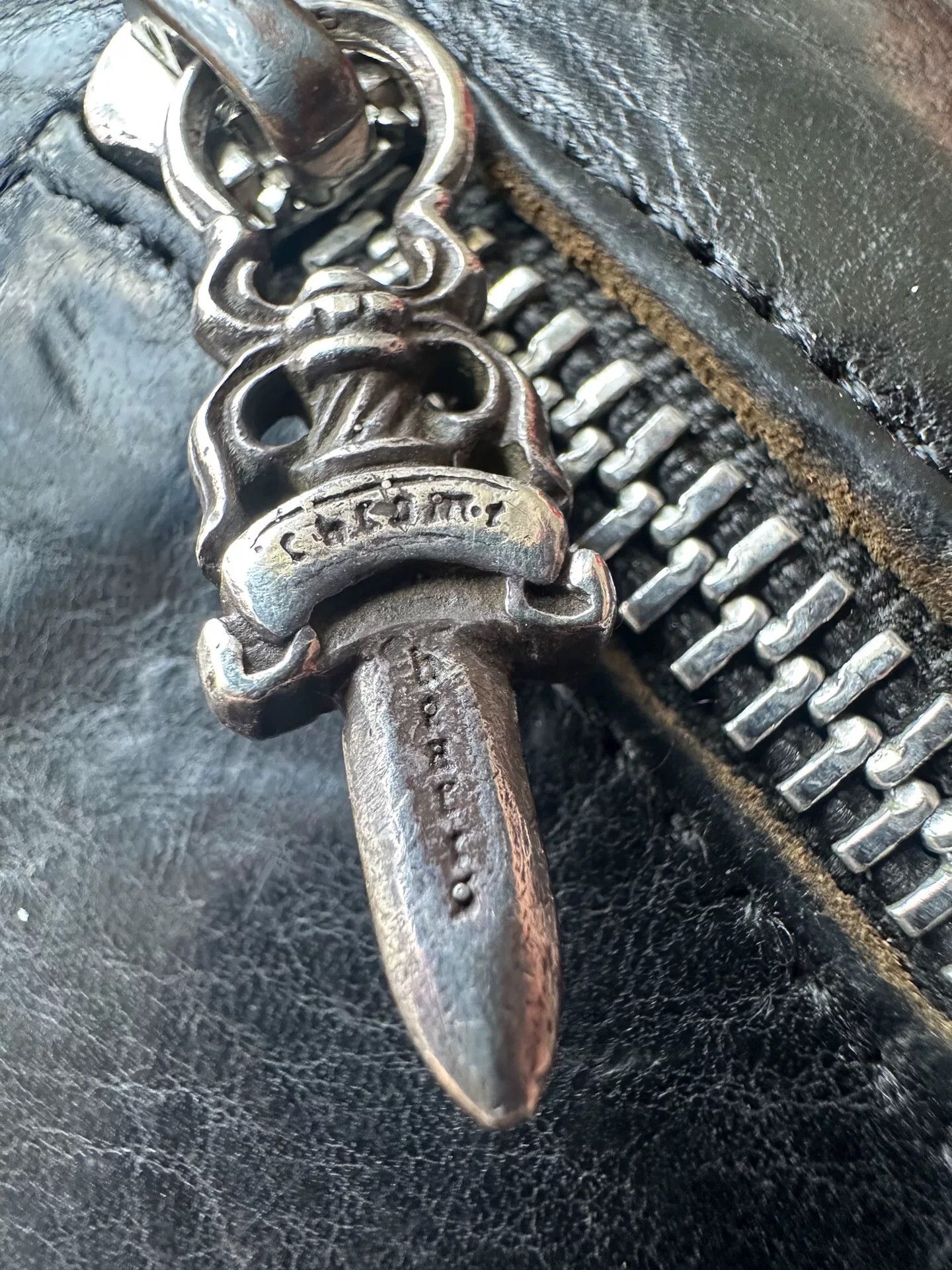 Chrome Hearts chrome hearts wave wallet black leather Size ONE SIZE - 5 Thumbnail