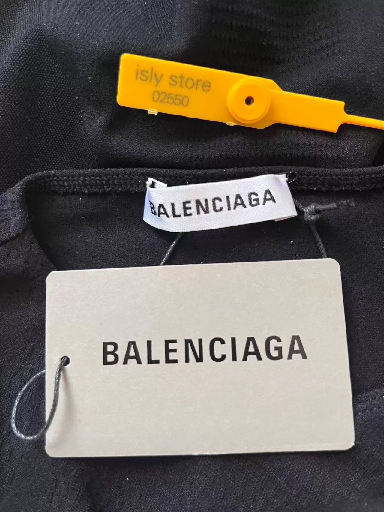 Balenciaga Balenciaga Black Logo Print Short Sleeve T-Shirt Size M / US 6-8 / IT 42-44 - 5 Thumbnail