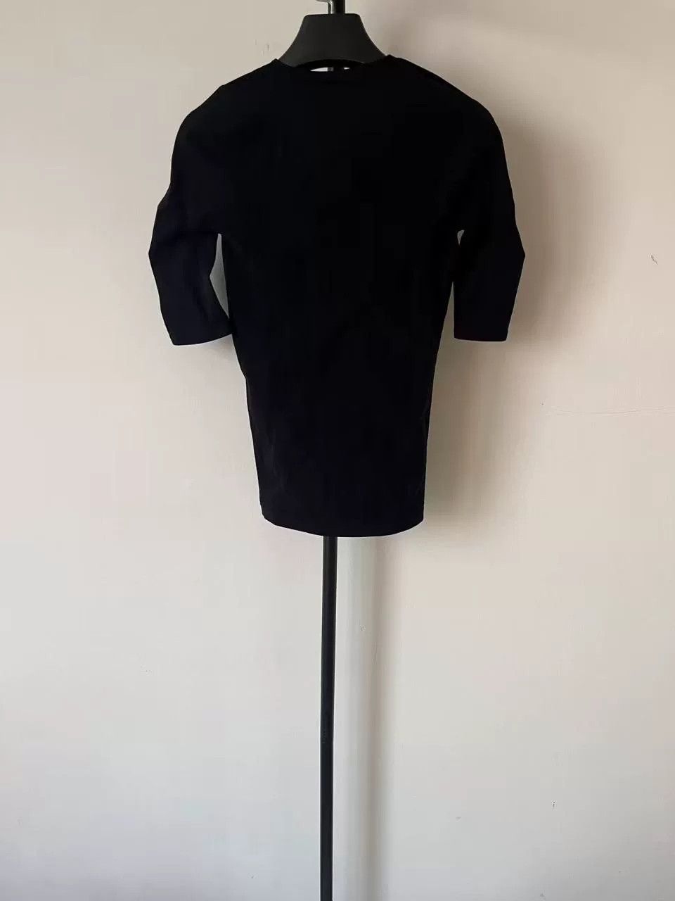 Balenciaga Balenciaga Black Logo Print Short Sleeve T-Shirt Size M / US 6-8 / IT 42-44 - 2 Thumbnail