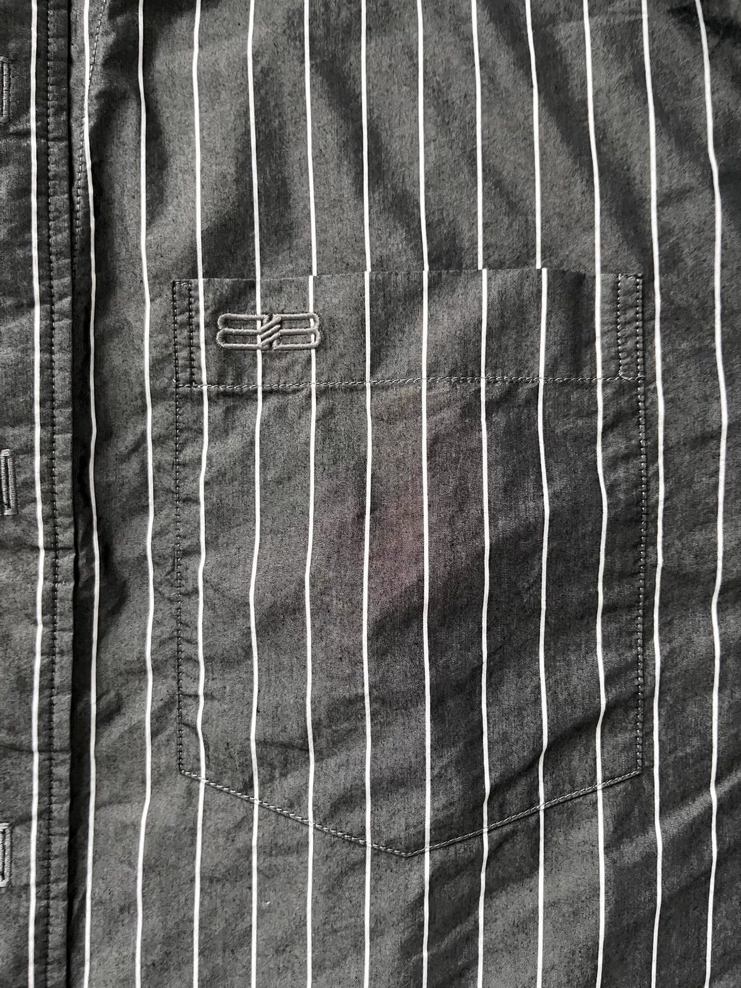 Balenciaga black striped long sleeve button-up shirt Size US M / EU 48-50 / 2 - 3 Thumbnail