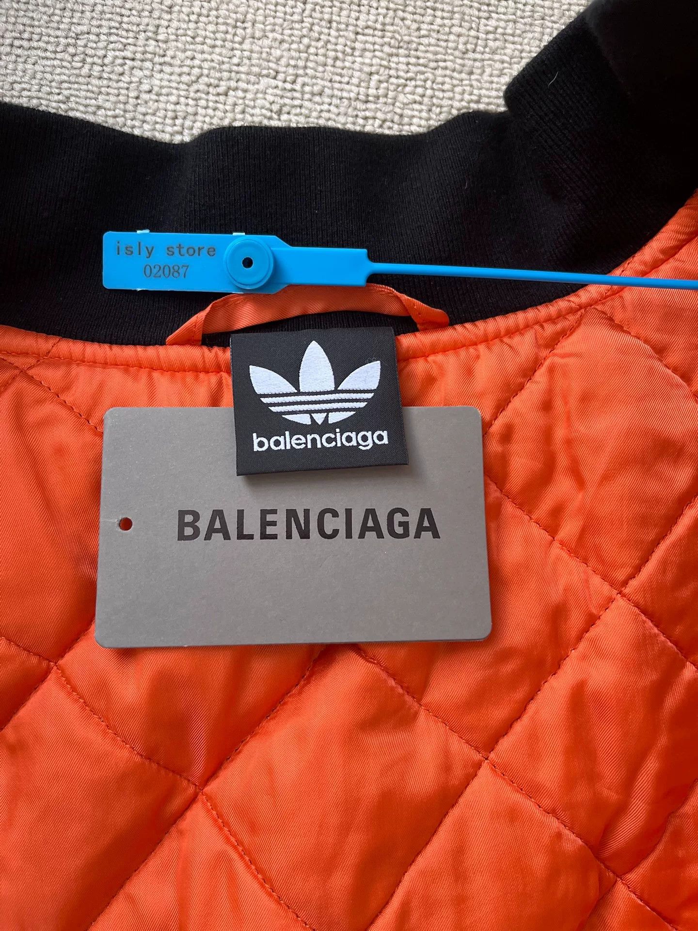Balenciaga Balenciaga x Adidas Striped Zip Jacket Size US L / EU 52-54 / 3 - 4 Thumbnail